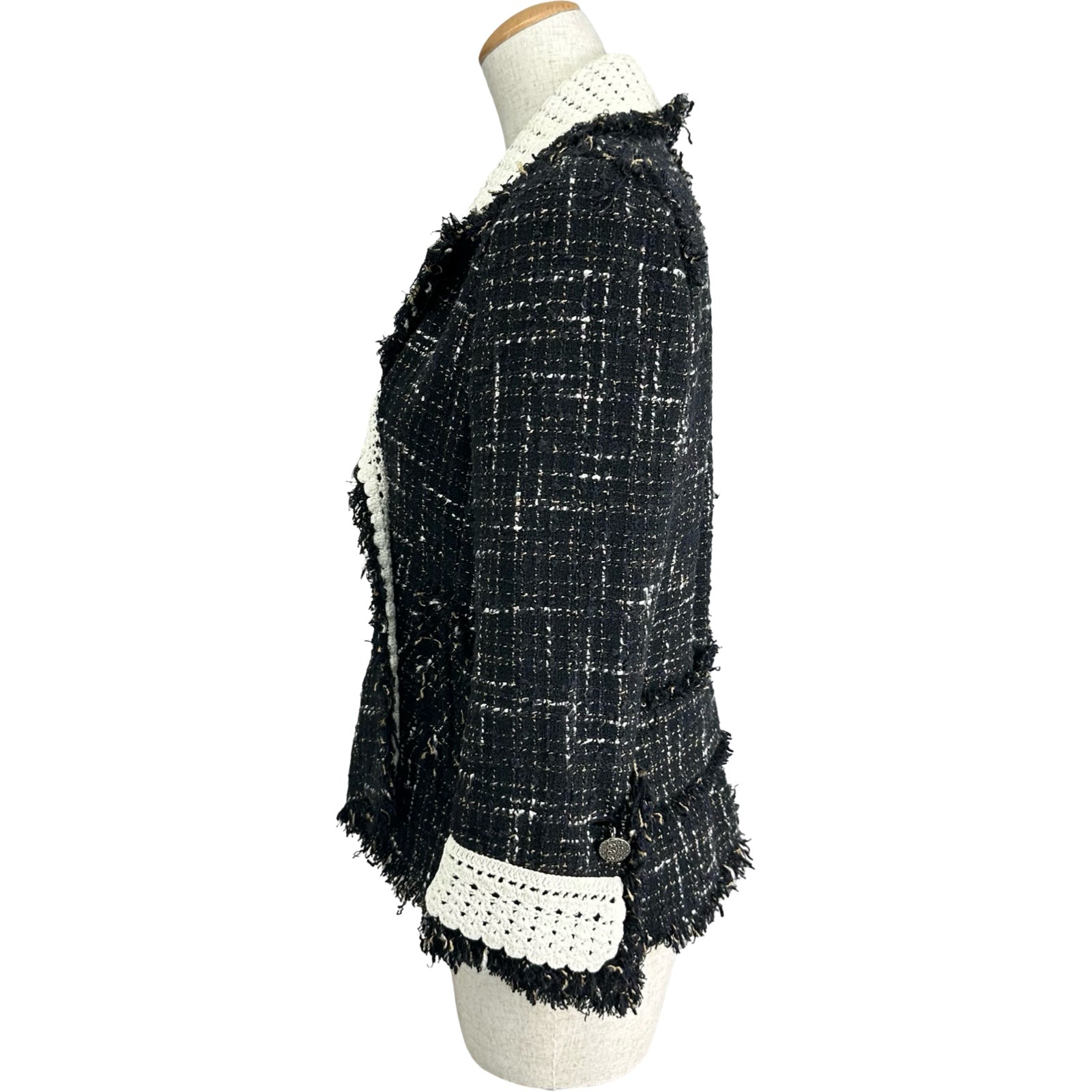 シャネル CHANEL ツイードジャケット P23332 ブラック/チェック