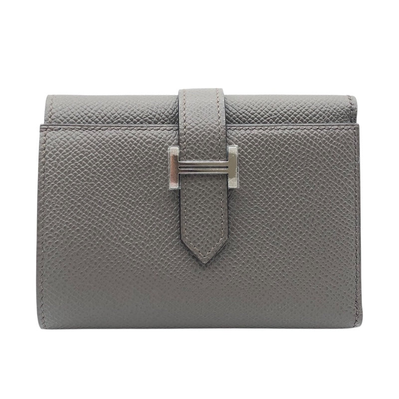 HERMES ベアン コンビネシルバー金具工 トゥープ エルメス HERMES ベアンコンビネ ヴェルソ K刻 グリエタン/エトゥープ