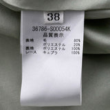 フォクシー FOXEY サイドシャーリングウールドレス 36786 ブルー ウール レディース ワンピース