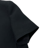 クリスチャン・ディオール Christian Dior パール装飾 ショートスリーブジャケット 451V81W1162 ブラック ウール レディース ノーカラージャケット