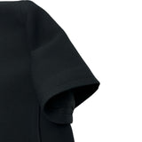 クリスチャン・ディオール Christian Dior パール装飾 ショートスリーブジャケット 451V81W1162 ブラック ウール レディース ノーカラージャケット