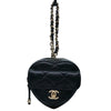 シャネル CHANEL マトラッセ ハートシェイプポーチ AP4838 ブラック/ゴールド金具 ラムスキン レディース ポーチ