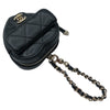 シャネル CHANEL マトラッセ ハートシェイプポーチ AP4838 ブラック/ゴールド金具 ラムスキン レディース ポーチ