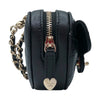 シャネル CHANEL マトラッセ ハートシェイプポーチ AP4838 ブラック/ゴールド金具 ラムスキン レディース ポーチ