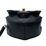 シャネル CHANEL マトラッセ ハートシェイプポーチ AP4838 ブラック/ゴールド金具 ラムスキン レディース ポーチ