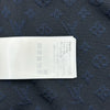ルイ・ヴィトン LOUIS VUITTON モノグラムジャガードニットフーディパーカー FTKC49 ネイビー シルク レディース パーカー