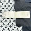ルイ・ヴィトン LOUIS VUITTON モノグラムジャガードニットフーディパーカー FTKC49 ネイビー シルク レディース パーカー