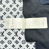 ルイ・ヴィトン LOUIS VUITTON モノグラムジャガードニットフーディパーカー FTKC49 ネイビー シルク レディース パーカー