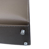 エルメス HERMES ケリー28 外縫い K刻 エトゥープ/シルバー金具 エプソン レディース ショルダーバッグ