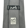 エルメス HERMES シルクネクタイ グレー シルク メンズ ネクタイ