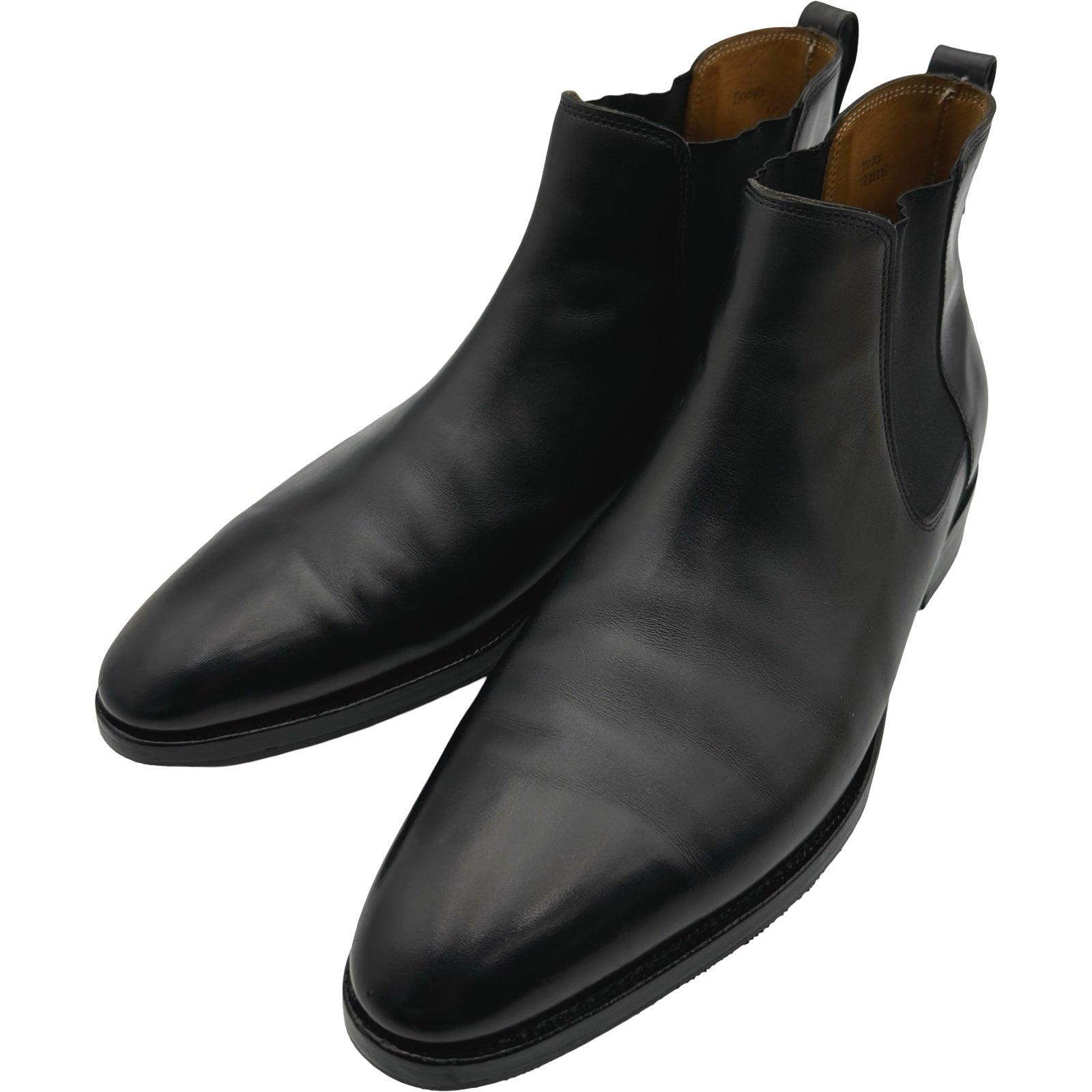 JOHN LOBB TUDOR サイドゴアショートブーツ ブラック レザー メンズ ブーツ JOHN LOBB TUDOR サイドゴアショートブーツ ブラック レザー メンズ
