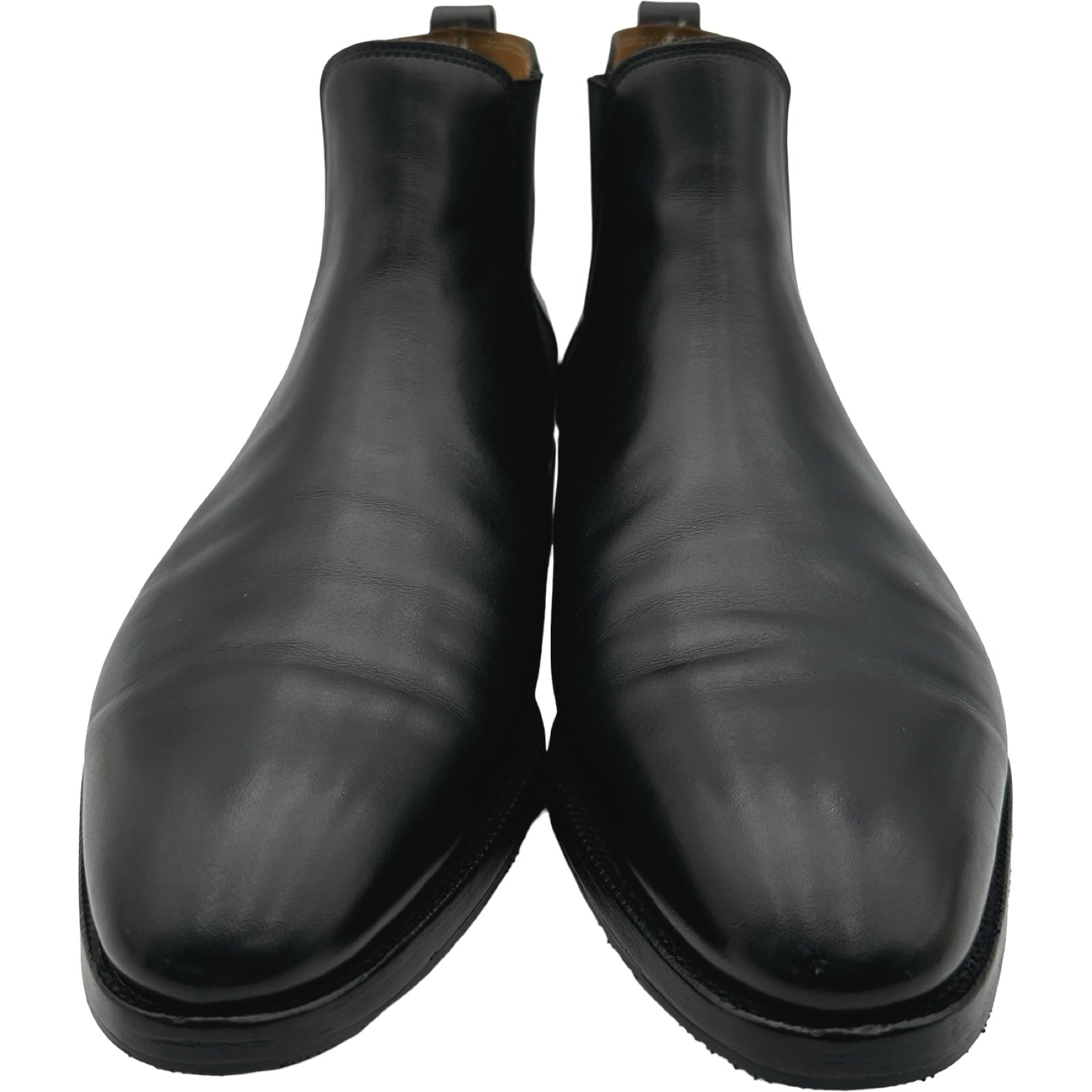 JOHN LOBB TUDOR サイドゴアショートブーツ ブラック レザー メンズ ブーツ JOHN LOBB TUDOR サイドゴアショートブーツ ブラック レザー メンズ