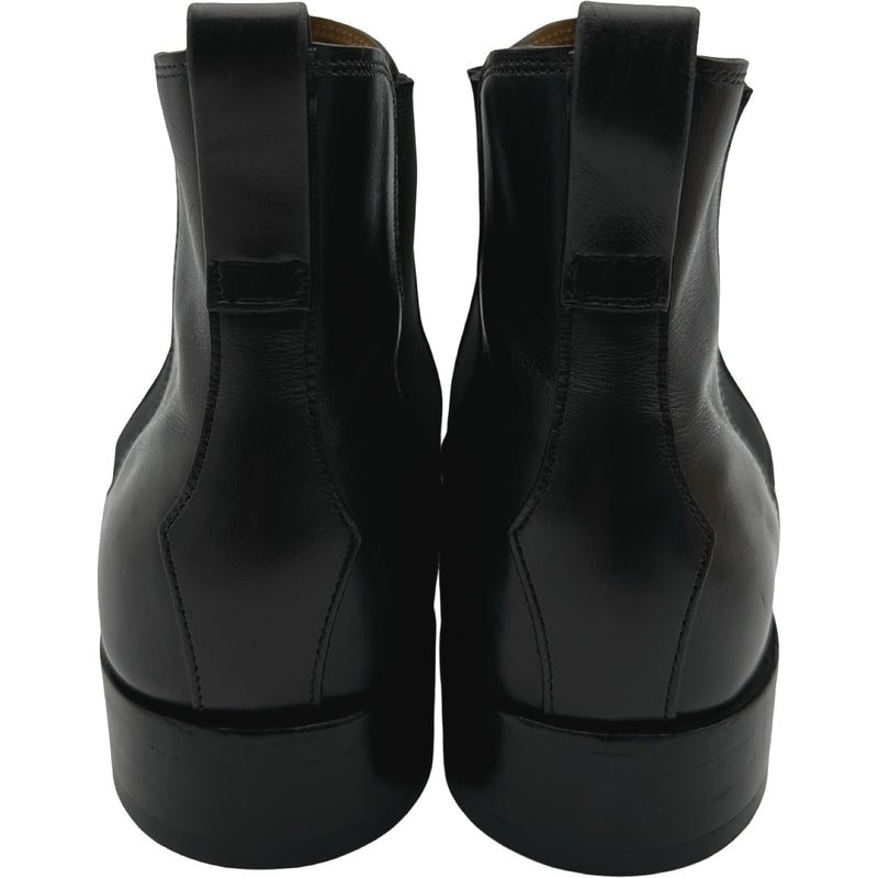 JOHN LOBB TUDOR サイドゴアショートブーツ ブラック レザー メンズ