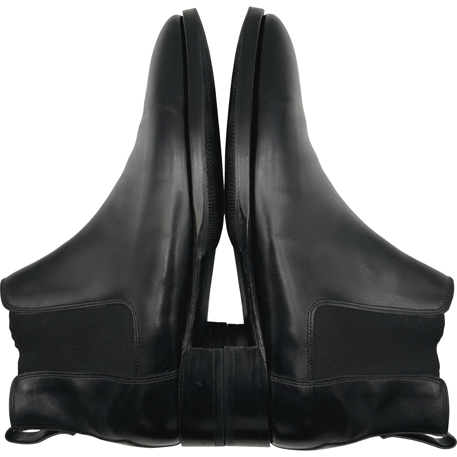JOHN LOBB TUDOR サイドゴアショートブーツ ブラック レザー メンズ