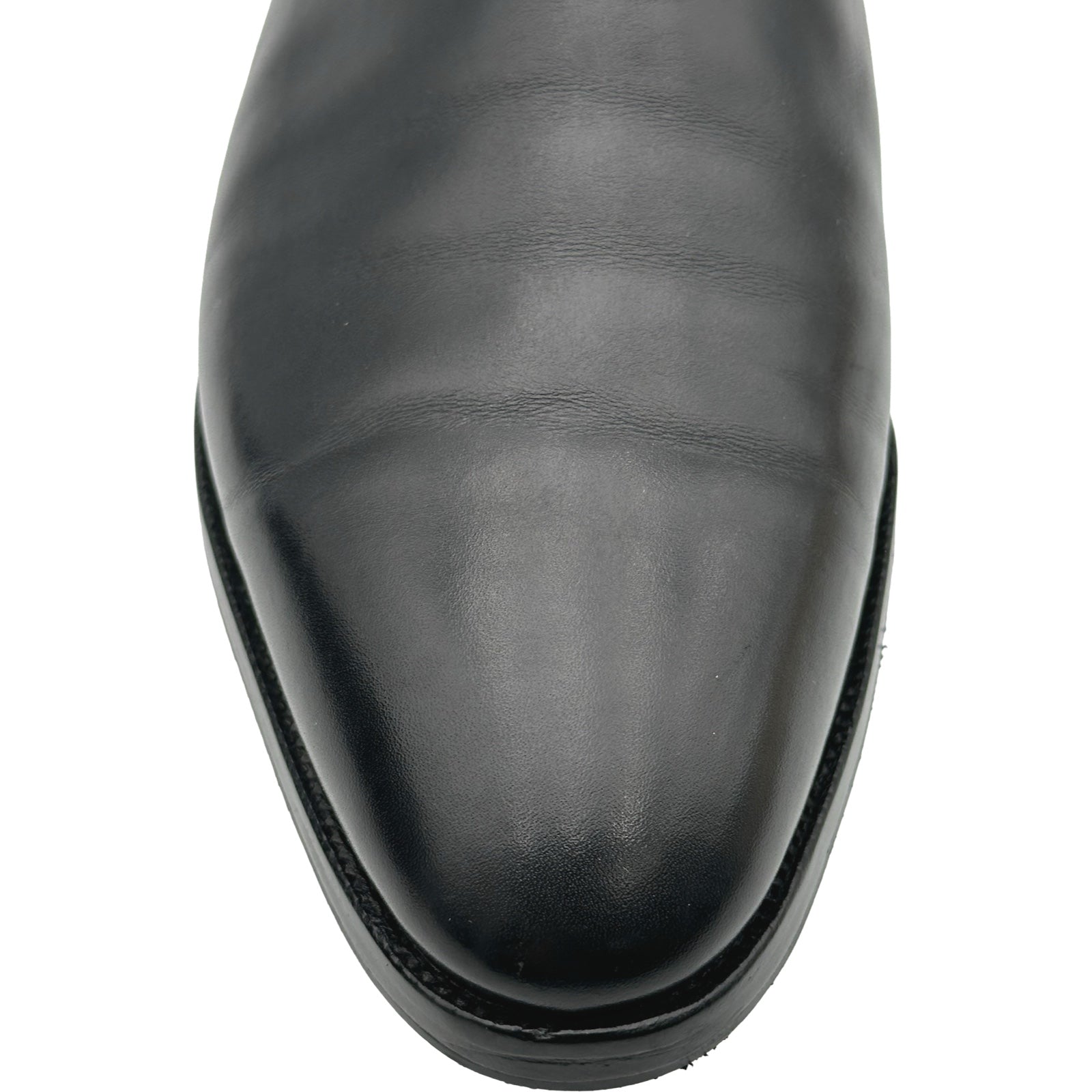JOHN LOBB TUDOR サイドゴアショートブーツ ブラック レザー メンズ