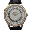 パテック・フィリップ PATEK PHILIPPE コンプリケーション ワールドタイム 7130R-013 シルバー ゴールド 自動巻き メンズ 腕時計