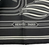 エルメス HERMES カレ70 QUADRIGE AU FIL ブラック シルク レディース スカーフ