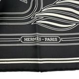 エルメス HERMES カレ70 QUADRIGE AU FIL ブラック シルク レディース スカーフ