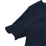 ADEAM ウィークエンドドレス 42582 ネイビー ポリエステル レディース ワンピース