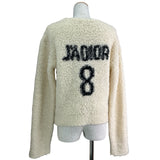 クリスチャン・ディオール Christian Dior JADIOR8 テクニカルウールニットセーター 154S55AM114 アイボリー ウール レディース セーター