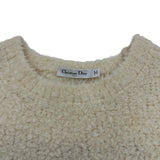 クリスチャン・ディオール Christian Dior JADIOR8 テクニカルウールニットセーター 154S55AM114 アイボリー ウール レディース セーター