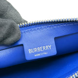 バーバリー BURBERRY ベルチャームショルダー 8078857 ブルー レザー レディース ショルダーバッグ