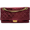 シャネル CHANEL 2.55チェーンショルダー 12番台 メタリックレッド/ゴールド金具 レザー レディース ショルダーバッグ