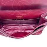 シャネル CHANEL 2.55チェーンショルダー 12番台 メタリックレッド/ゴールド金具 レザー レディース ショルダーバッグ