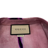 グッチ GUCCI フローラル総柄シルクブラウス 779352 ピンク シルク レディース ブラウス