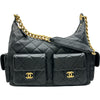シャネル CHANEL マトラッセホーボーバッグ AS5339 ブラック ラムスキン レディース ショルダーバッグ