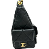 シャネル CHANEL マトラッセホーボーバッグ AS5339 ブラック ラムスキン レディース ショルダーバッグ