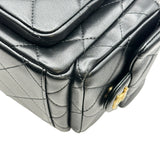 シャネル CHANEL マトラッセホーボーバッグ AS5339 ブラック ラムスキン レディース ショルダーバッグ