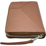 ロエベ LOEWE パズルジップアラウンドウォレット ブラウン レザー レディース 長財布