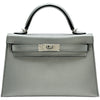 エルメス HERMES ミニケリー2 K刻 アルジャン/シルバー金具 シェーブルシャムキラ レディース ショルダーバッグ