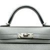 エルメス HERMES ミニケリー2 K刻 アルジャン/シルバー金具 シェーブルシャムキラ レディース ショルダーバッグ