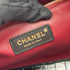 シャネル CHANEL スモールショッピングバッグ AS6243 ブラック/ゴールド金具 クロコエンボスカーフ レディース トートバッグ
