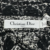 クリスチャン・ディオール Christian Dior マクロカナージュコットンツイードジャケット 424V53AM752 ブラック コットン レディース テーラードジャケット