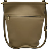 トッズ TOD’S マゼンタ　バケットショルダーバッグ XBWCRNK0200 ベージュ/ゴールド金具 レザー レディース ショルダーバッグ