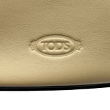 トッズ TOD’S マゼンタ　バケットショルダーバッグ XBWCRNK0200 ベージュ/ゴールド金具 レザー レディース ショルダーバッグ