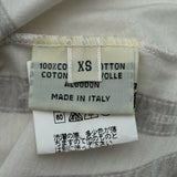 エルメス HERMES ボルデュック総柄トップス ブラウン コットン レディース 長袖Ｔシャツ