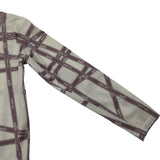 エルメス HERMES ボルデュック総柄トップス パープル コットン レディース 長袖Ｔシャツ