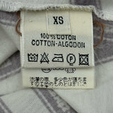エルメス HERMES ボルデュック総柄トップス パープル コットン レディース 長袖Ｔシャツ