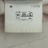 エルメス HERMES ボルデュック総柄トップス オレンジ コットン レディース 長袖Ｔシャツ