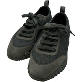 エルメス HERMES バウンシング ローカットスニーカー グレー キャンバス レディース スニーカー