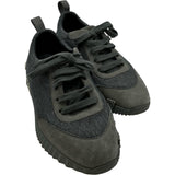 エルメス HERMES バウンシング ローカットスニーカー グレー キャンバス レディース スニーカー