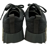 エルメス HERMES バウンシング ローカットスニーカー グレー キャンバス レディース スニーカー