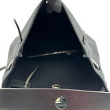 エルメス HERMES エールバッグジップアドPM Z刻 ブラック/シルバー金具 トワル/ハンター レディース リュック・デイパック