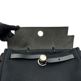 エルメス HERMES エールバッグジップアドPM Z刻 ブラック/シルバー金具 トワル/ハンター レディース リュック・デイパック