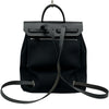 エルメス HERMES エールバッグジップアドPM Z刻 ブラック/シルバー金具 トワル/ハンター レディース リュック・デイパック