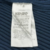 ケンゾー KENZO ロゴワッペンリブニットワンピース ネイビー コットン レディース ワンピース